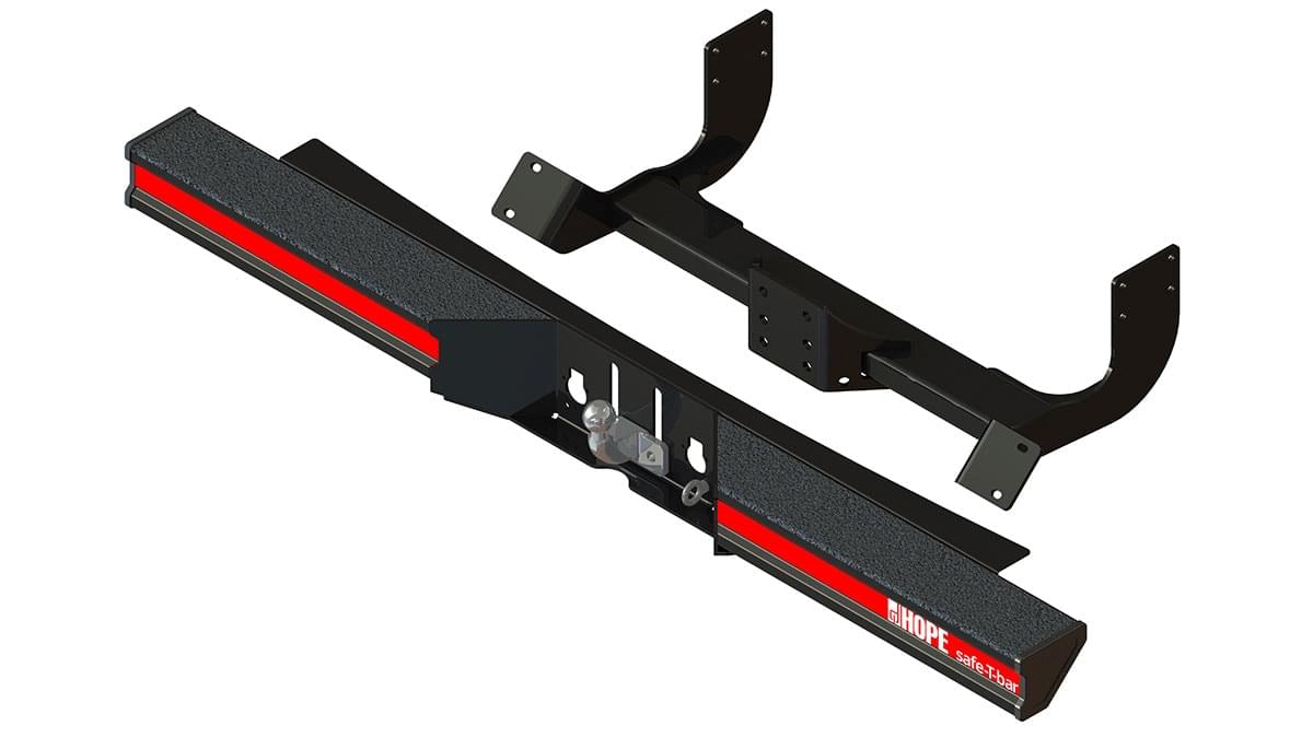 Safe-Bumper - mit integrierter Anhängerkupplung