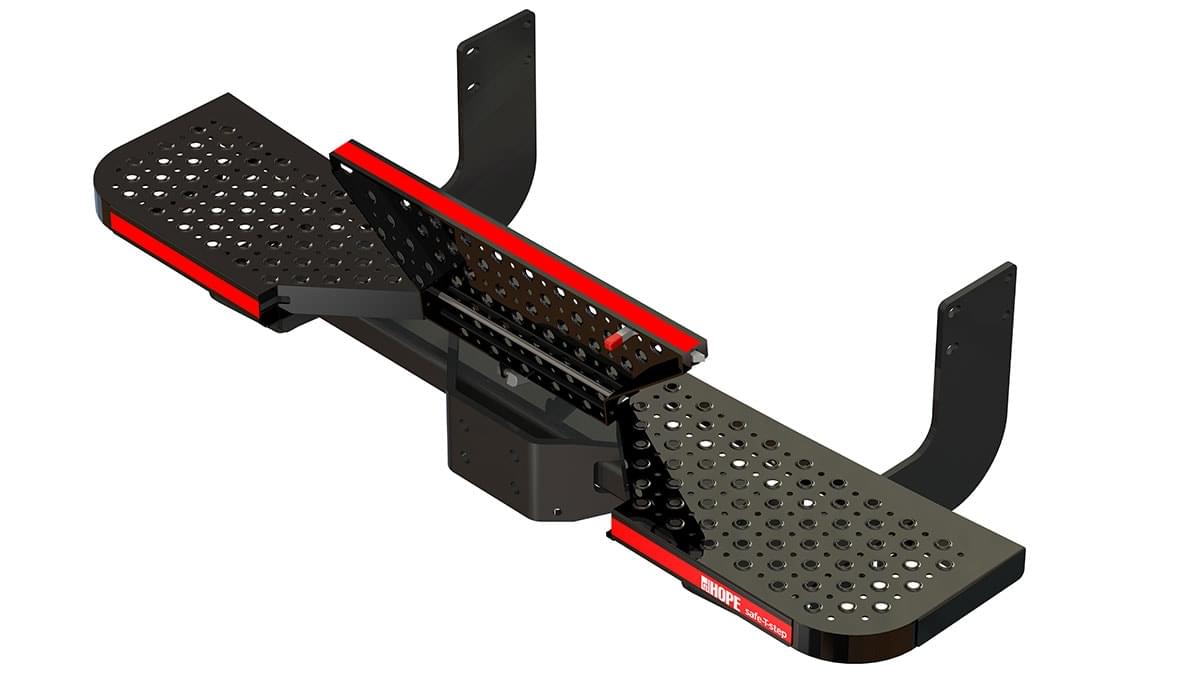 Safe-Bumper-Step - Mit integrierter Anhängerkupplung